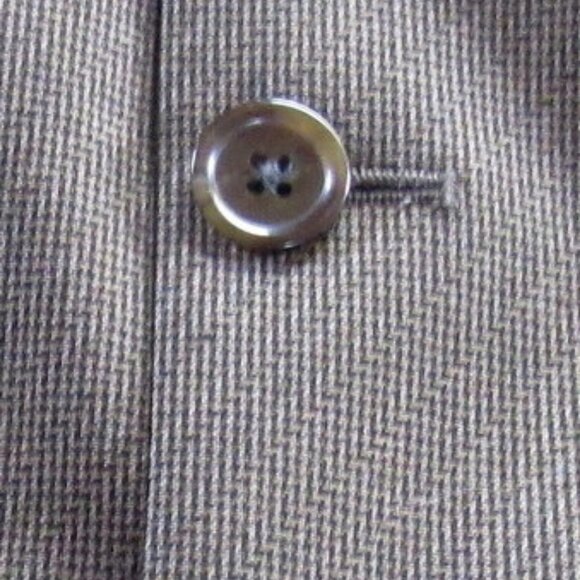 Chaps Ralph Lauren Houndstooth Jacket 40R Vintage 70's 100% Pure Wool  A-1115 - Picture 4 of 9